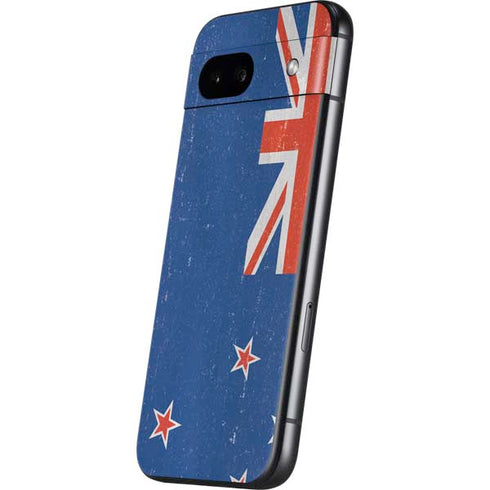 New Zealand Flag Distressed Google Pixel 8a Skin